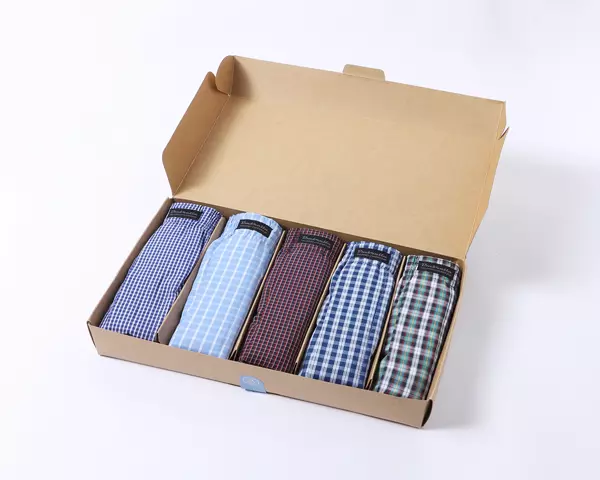 5 Klassiske Boxershorts i æske
