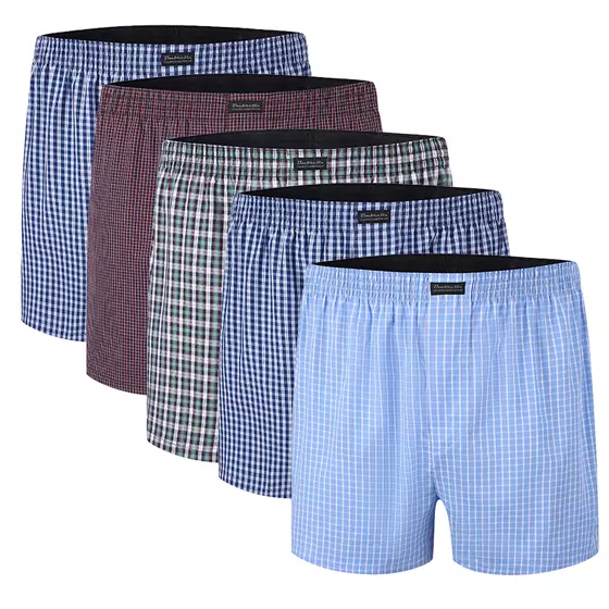 5 Vævede Boxershorts