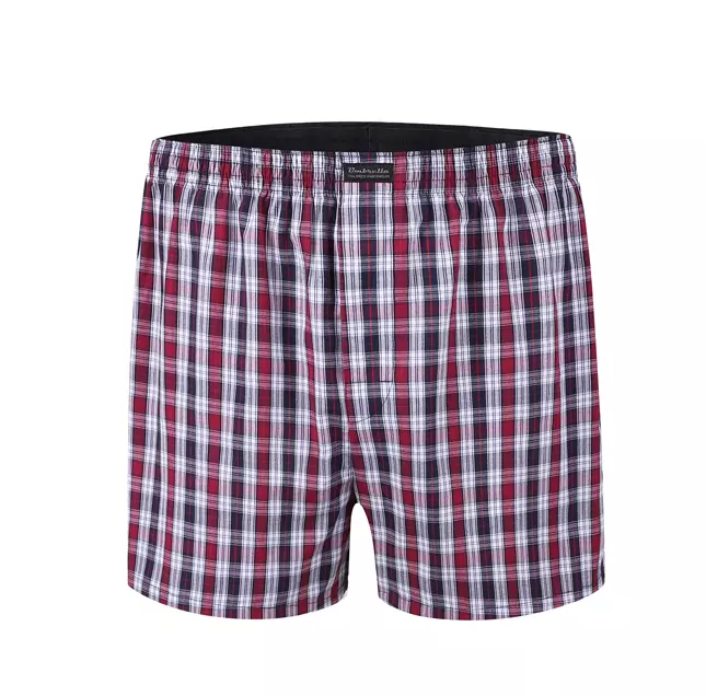Klassisk Boxershorts med røde og blå tern