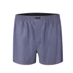 Blå Vævede Boxershorts
